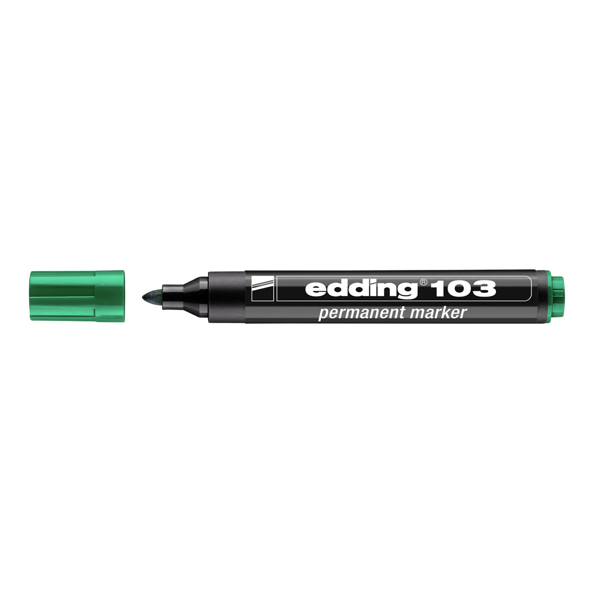 Marker Edding 103 permanent, varf rotund 1.5-3mm, verde Marker Edding 103 permanent, varf rotund 1.5-3mm, verde